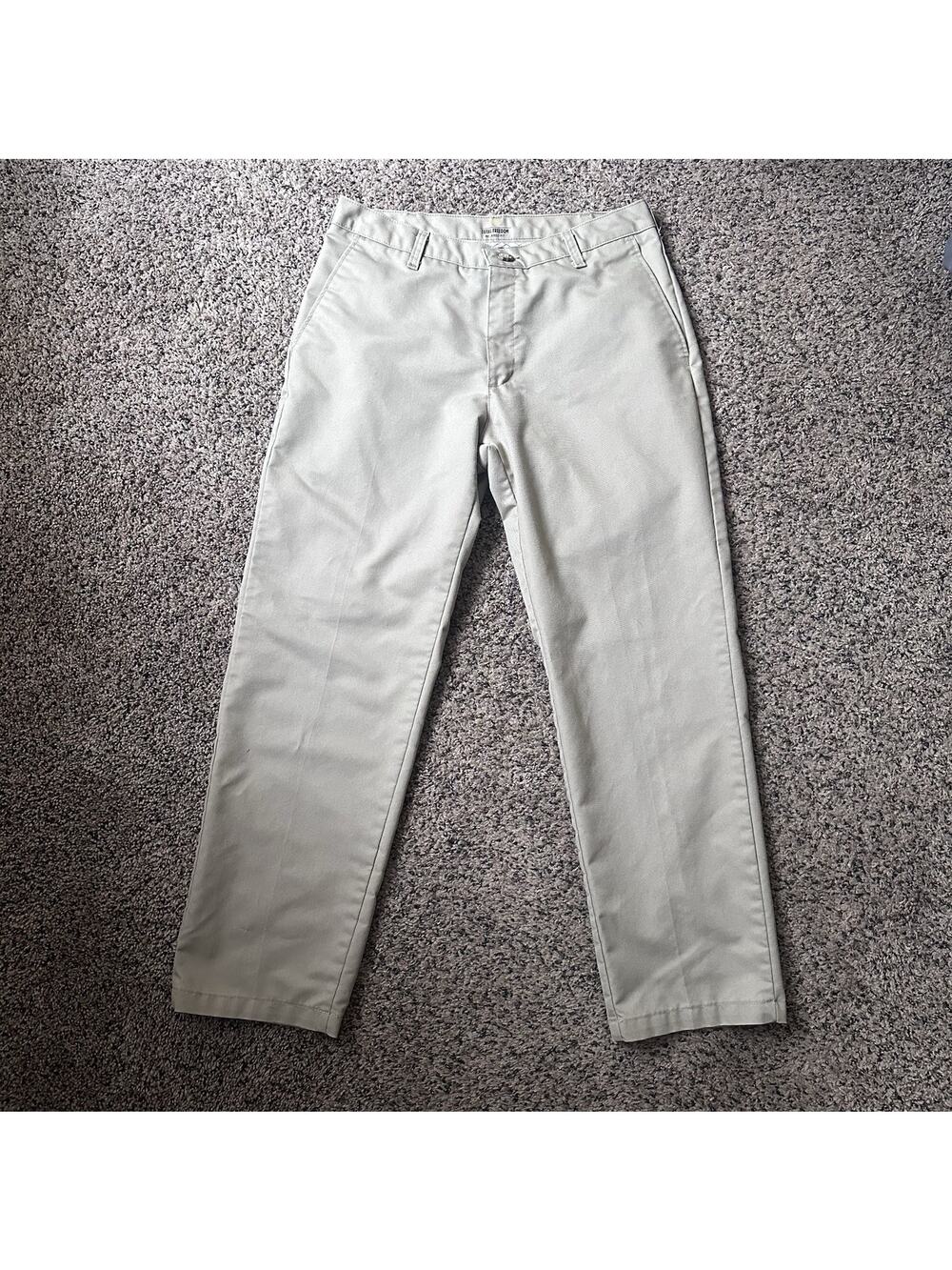 Lee Total Freedom Relaxed Fit Beige Khaki Pants 32x30